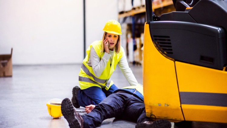 Accident at work in Dublin